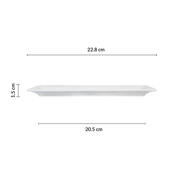 Plato Rectangular 22.8x6.7 cm Classic