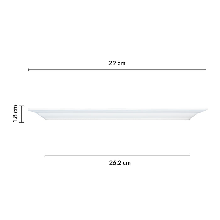 Plato Rectangular 29x12 cm Classic