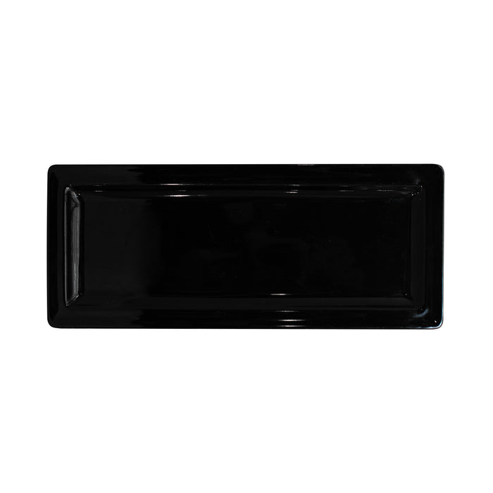 Plato Rectangular 29.3x12.2 cm Noir