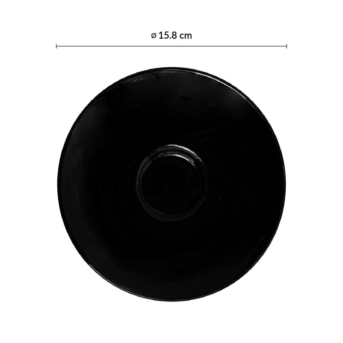 Plato Para Taza Cafe 15.8 cm Noir