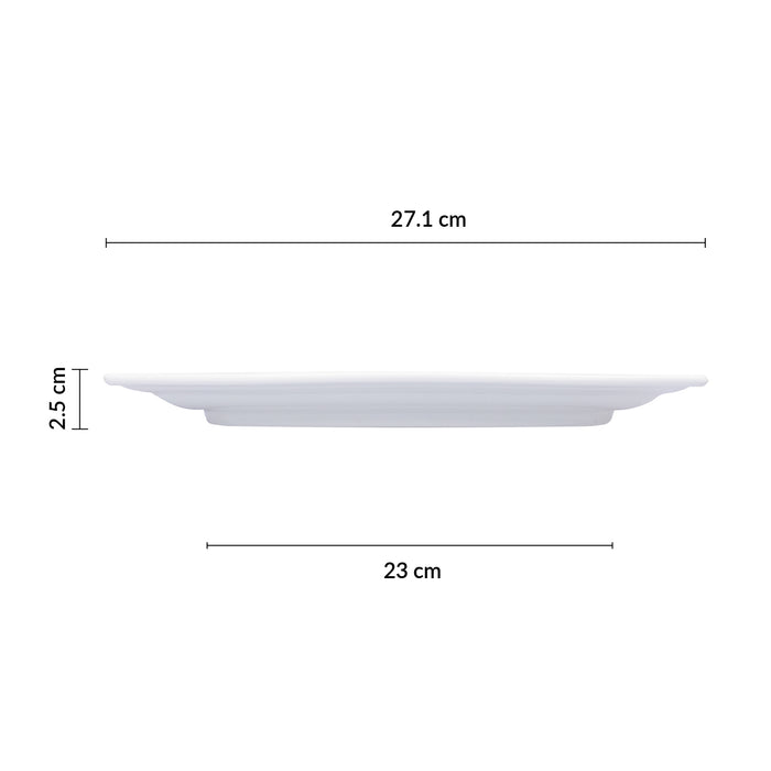 Plato Trinche Cuadrado 27.1 cm Classic
