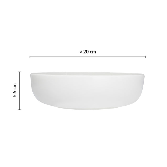 Bowl 1 L 20 Cm Blanco Ease