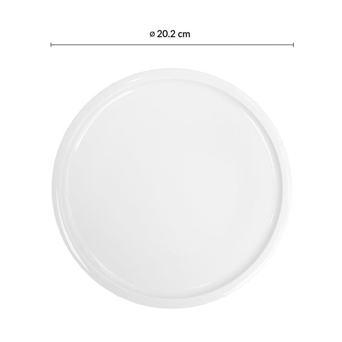 Plato Coupe 20.2 cm Blanco Ease