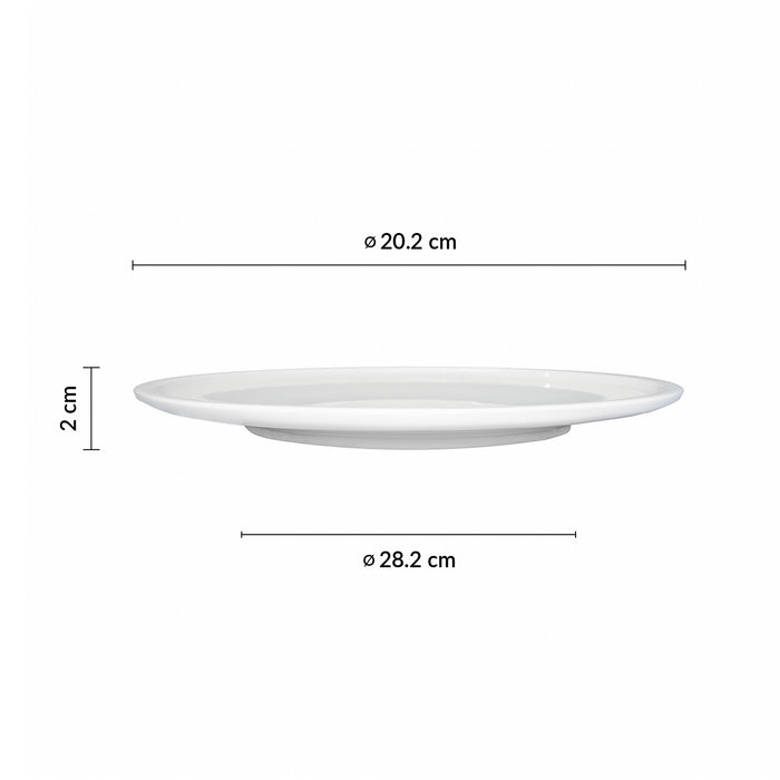 Plato Coupe 20.2 cm Blanco Ease