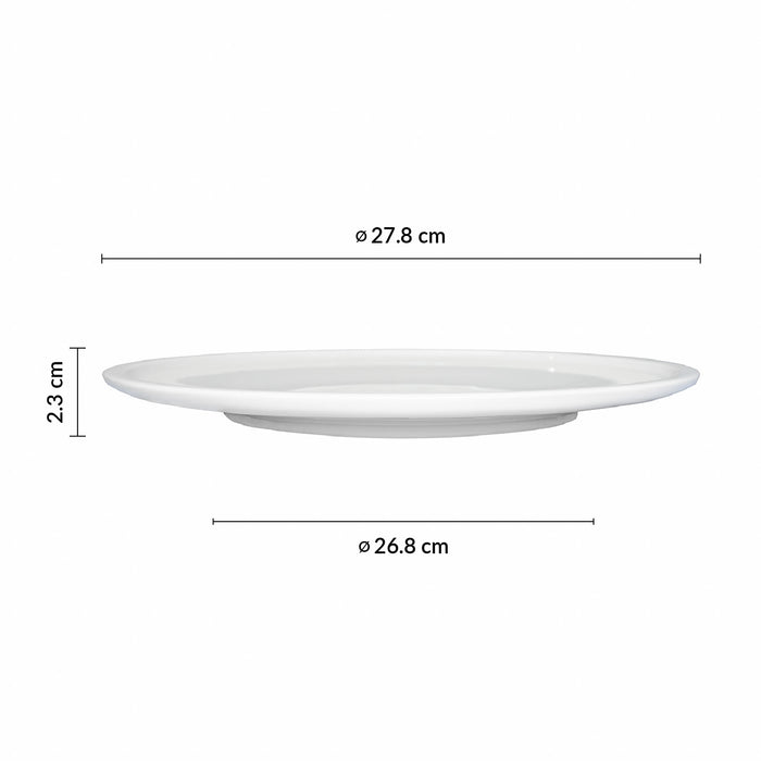 Plato Coupe 27.8 cm Blanco Ease