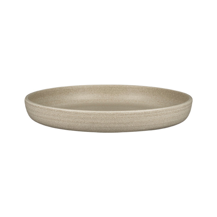 Plato Plano C/Borde Alto 16cm. Gris Ease Selva