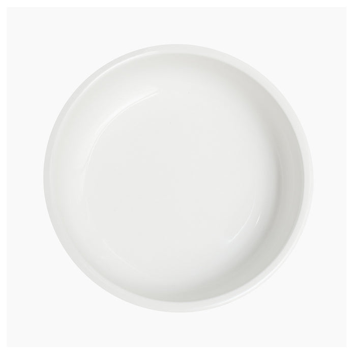 Plato Plano Con Borde Alto 15.9 cm Blanco Ease
