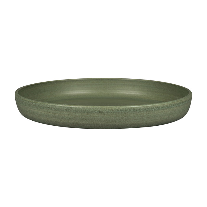 Plato Plano C/Borde Alto 20cm. Dark Green Ease Selva