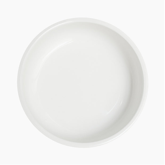 Plato Plano Con Borde Alto 19.8 cm Blanco Ease
