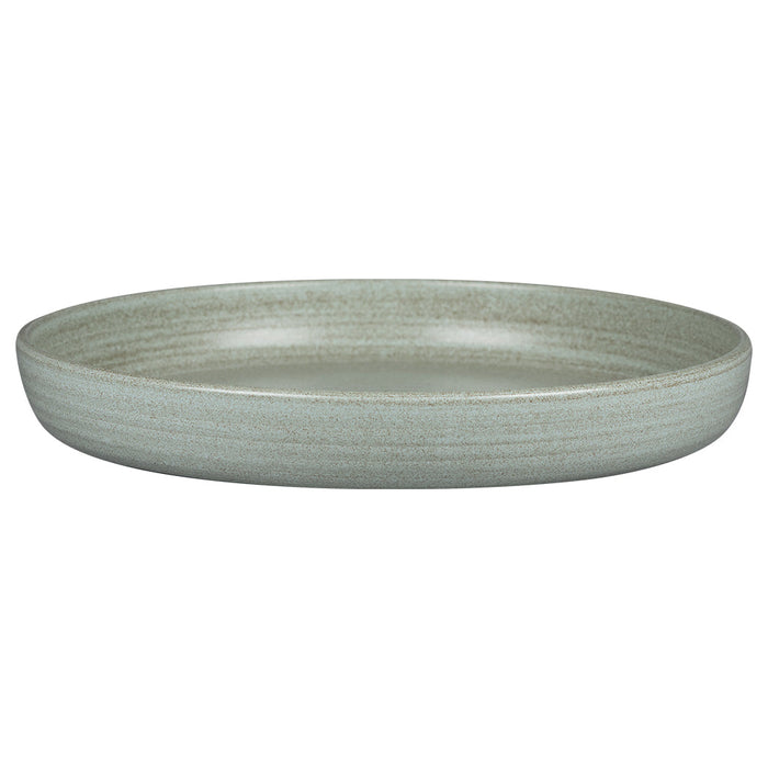 Plato Plano C/Borde Alto 24cm. Aqua Green Ease Selva