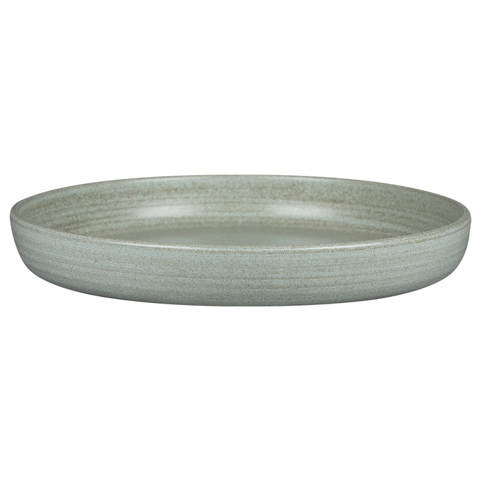 Plato Plano C/Borde Alto 24cm. Aqua Green Ease Selva