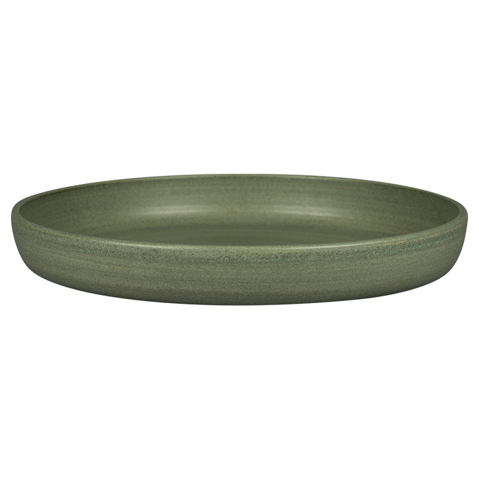 Plato Plano C/Borde Alto 24cm. Dark Green Ease Selva