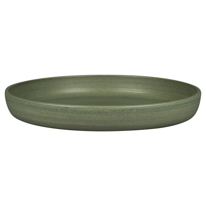 Plato Plano C/Borde Alto 24cm. Dark Green Ease Selva