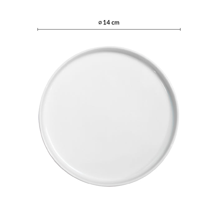 Plato Plano Borde Bajo 14 cm Nordic