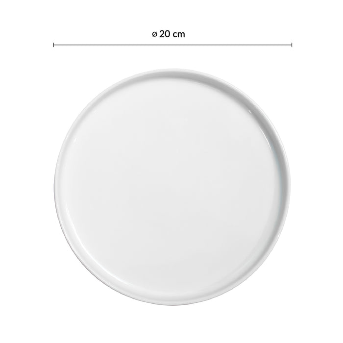 Plato Plano Borde Bajo 20 cm Nordic
