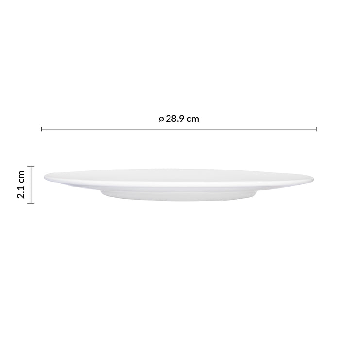 Plato Redondo Cilantro 28.9 cm Ivory All Spice