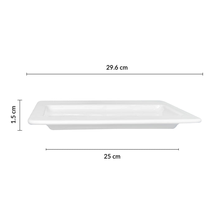 Plato Cuadrado Sesame 29.6 cm Ivory All Spice