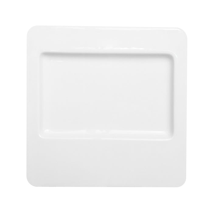 Plato Cuadrado Sesame 29.6 cm Ivory All Spice