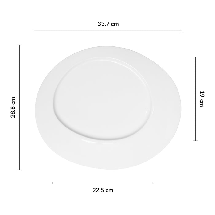 Plato Oval Cayenne Ivory All Spice