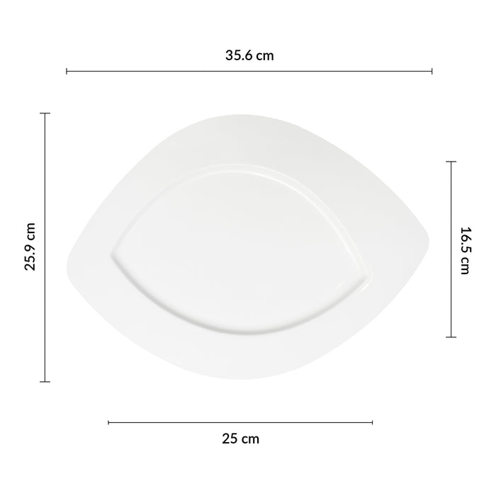 Plato Oval Vanilla Ivory All Spice