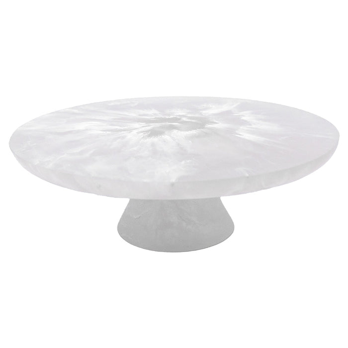 Base P/Pastel 30cm Diam x 10cm Resina Ceniza