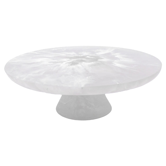 Base P/Pastel 30cm Diam x 10cm Resina Ceniza