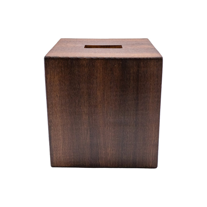 Kleenera Cuadrada  14x14x14.5cm Resina Imitación Madera Lacandona