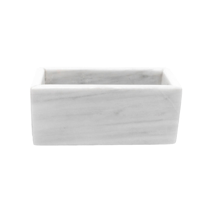 Azucarera Porta Sobres 12x5x5.5cm Marmol Blanco