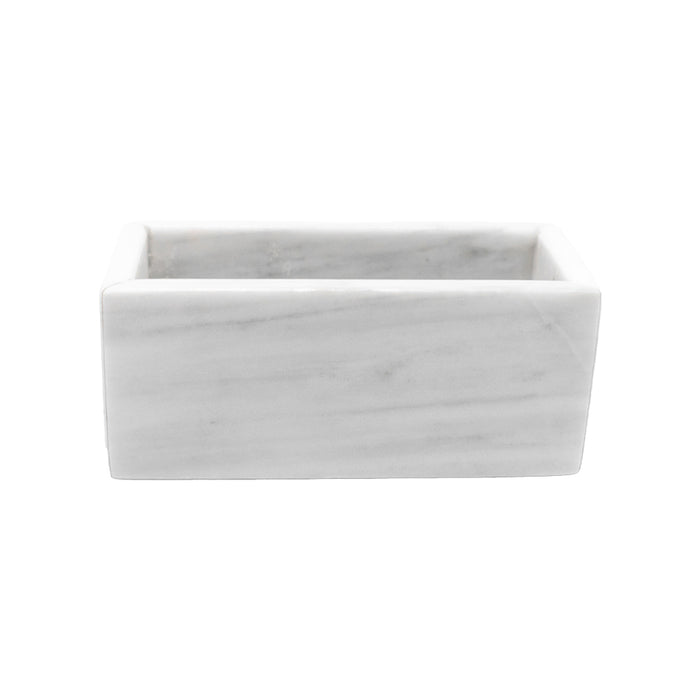 Azucarera Porta Sobres 12x5x5.5cm Marmol Blanco
