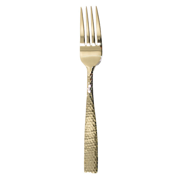 Tenedor Mesa Martelo Champagne