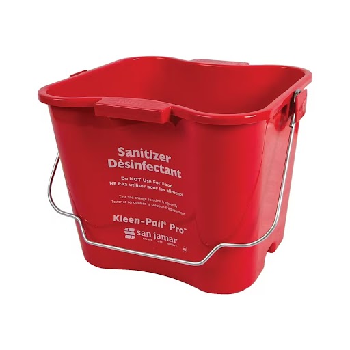 Cubeta Con Asa 2.8Lt Plastico Rojo