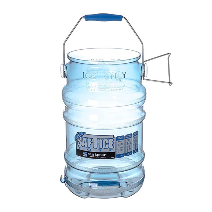 Contenedor Para Hielo 22.7Lt Policarbonato Azul