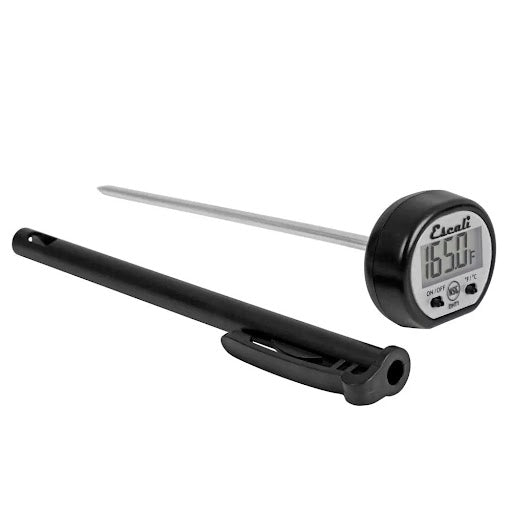 Termometro Digital De Bolsillo C/Funda 21.5cm -45° Hasta 200°C ABS Negro