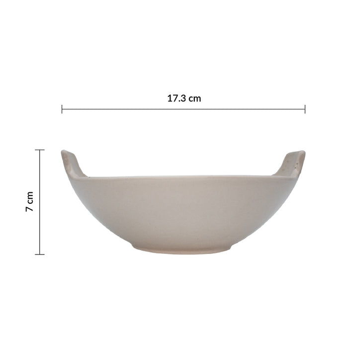 Bowl Balti Con Asas 17.3x7 Cm Crema Streat