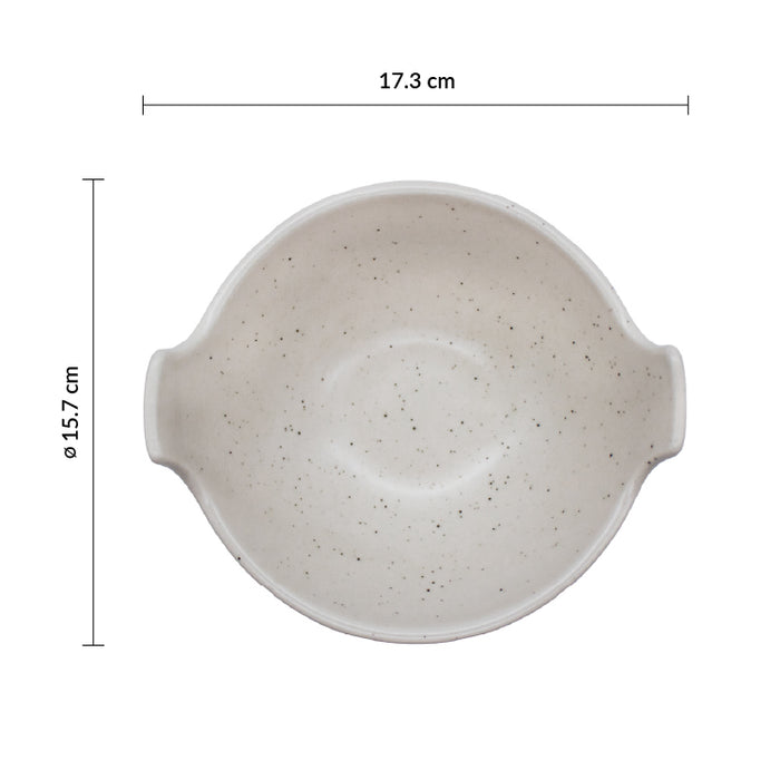 Bowl Balti Con Asas 17.3x7 Cm Crema Streat