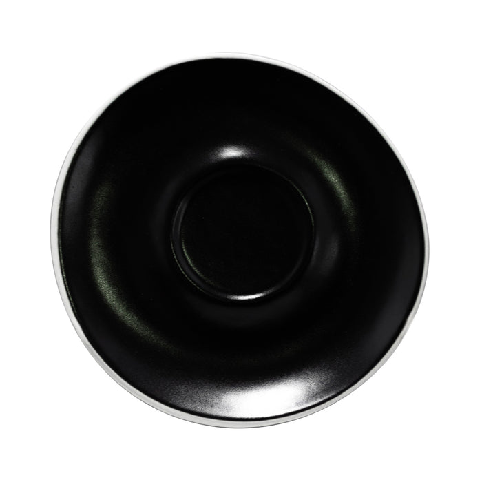 Plato P/Taza Café S/Asa 14.8 cm Negro Barista Essentials OUTLET