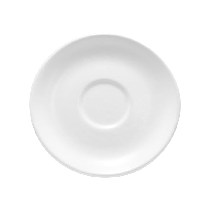 Plato P/Taza Moka 12.6 cm Blanco Barista Essentials OUTLET