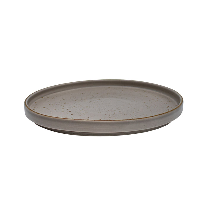 Plato Trinche Apilable 25.3 cm Gris Avola Artisan