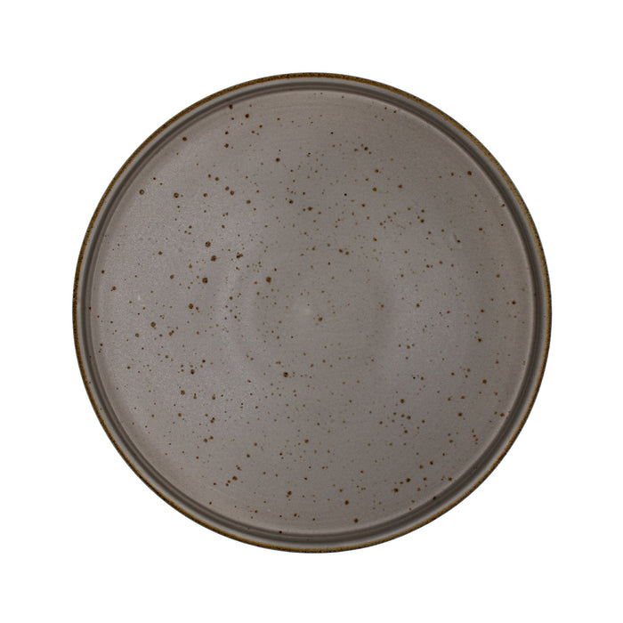 Plato Trinche Apilable 25.3 cm Gris Avola Artisan