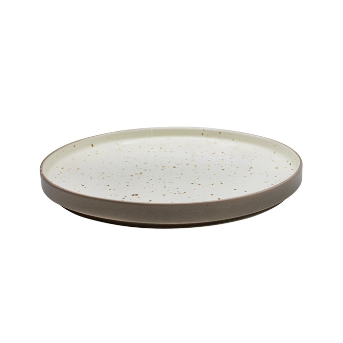 Plato Trinche Apilable 25.5 cm Blanco Cove Artisan