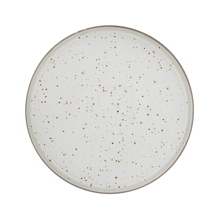 Plato Trinche Apilable 25.5 cm Blanco Cove Artisan