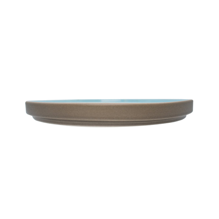 Plato Trinche Apilable 25.5 cm Azul Claro Trevone Artisan