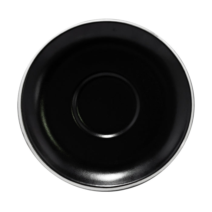 Plato P/Taza Cafe 14 cm Negro Barista Essentials OUTLET
