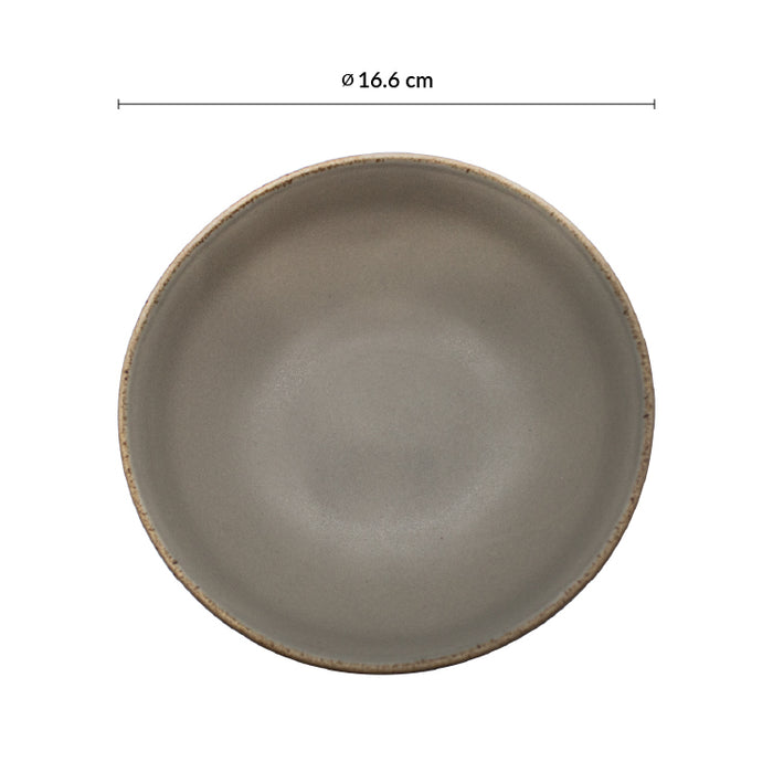 Bowl 16.6 Cm Gris Avola Artisan