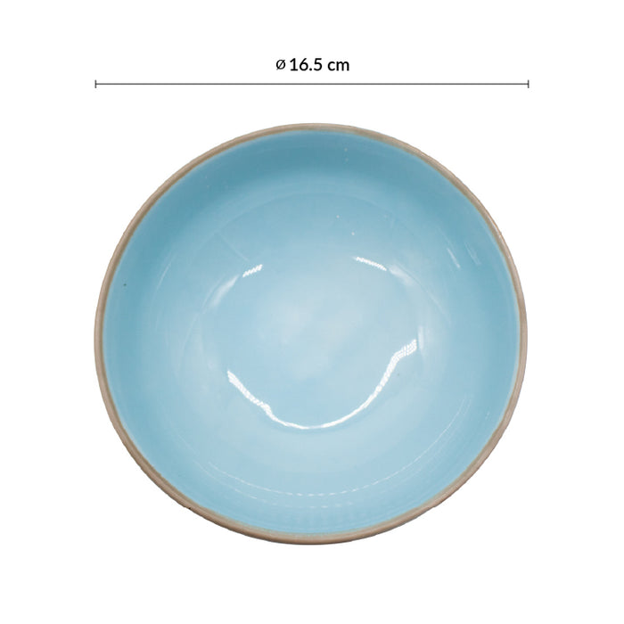 Bowl 16.5 cm Azul Claro Trevone Artisan