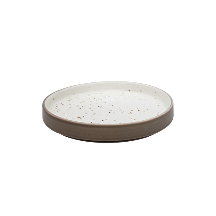 Plato Trinche Con Borde Apilable 13.1 Cm Blanco Cove Artisan