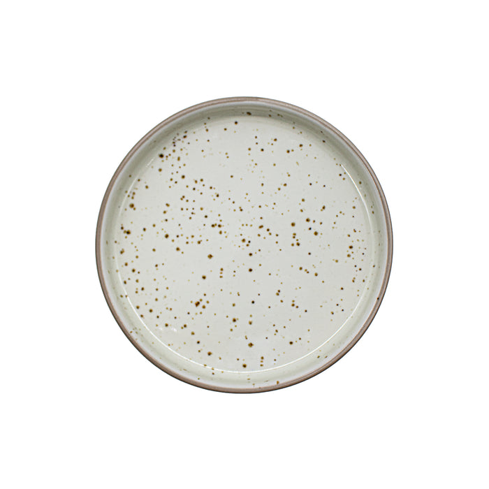 Plato Trinche Con Borde Apilable 13.1 Cm Blanco Cove Artisan