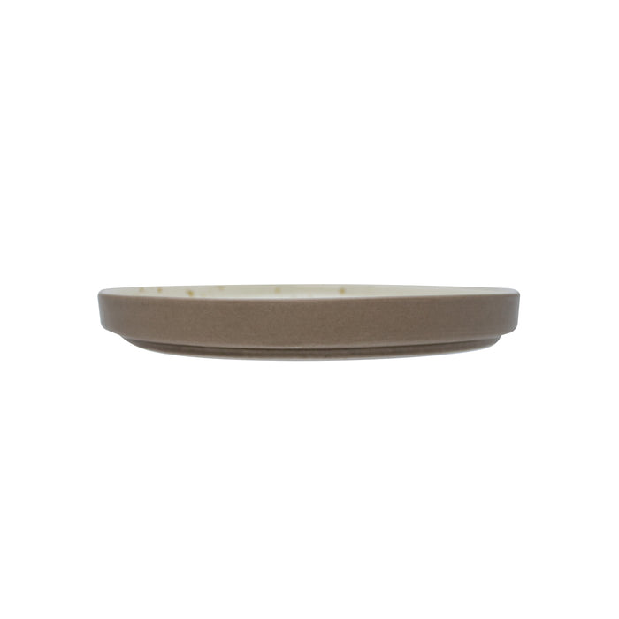 Plato Trinche Con Borde Apilable 20.5 Cm Blanco Cove Artisan