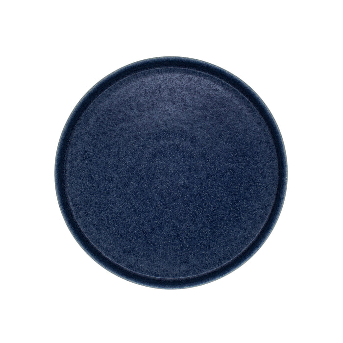 Plato Trinche Con Borde Apilable 20.2 Cm Azul Forio Artisan