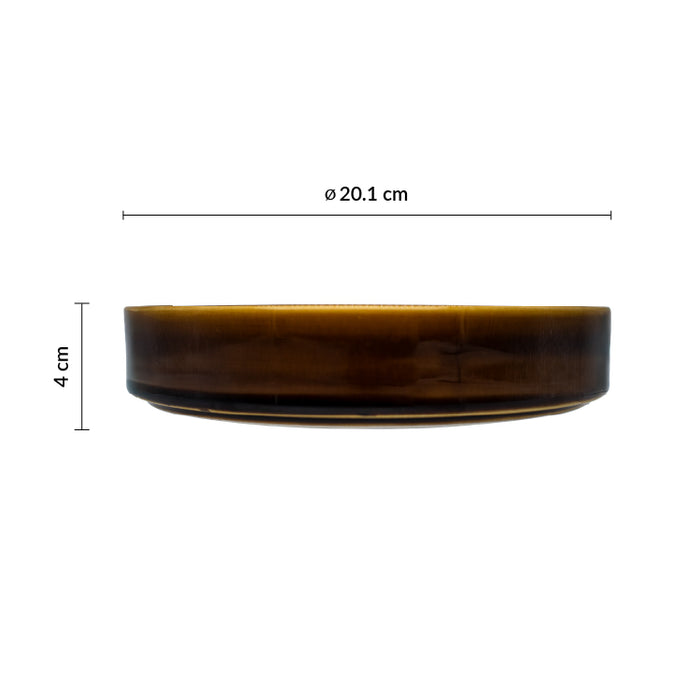 Plato Hondo Apilable 20.1 cm Cafe Arica Artisan